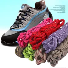 120 см/47 ''высокого качества шнурок полиэстер Твердые классические круглые шнурки повседневные спортивные ботинки кружева