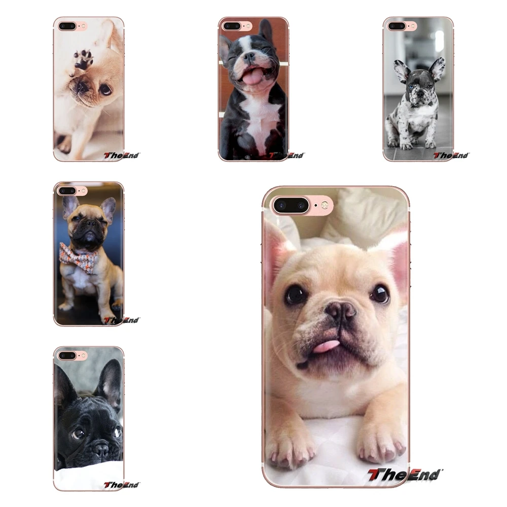 

For Huawei Nova 2 3 2i 3i Y6 Y7 Y9 Prime Pro GR3 GR5 2017 2018 2019 Y5II Y6II Transparent TPU Cases French Bulldog I Love My Dog