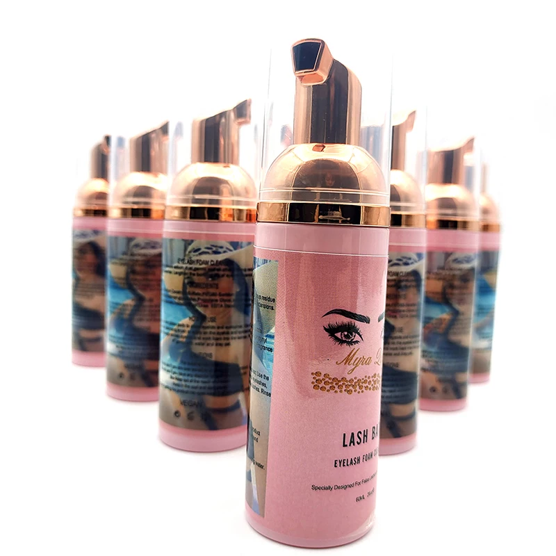 Custom Cleaning Lashes Extension Oil Free Lash Foam Cleanser Private Label Eyelash Extension Shampoo Cleaner Fit 3