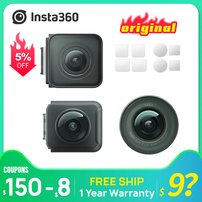 Original Insta360 una R deportes Cámara 4k lente doble 360 Mod 1-pulgadas Mod Leica Mod