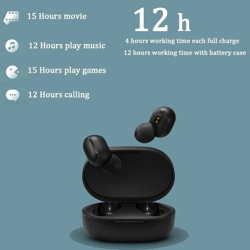 New Xiaomi Redmi Airdots 2   Redmi  Airdots S TWS Bluetooth 5.0 Earphone Stereo Bass True Wireless Stereo Auto Link Earphone