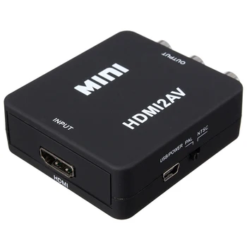 

Mini HDMI to RCA Composite Video o AV Adapter Converter Adapter 720P 1080P