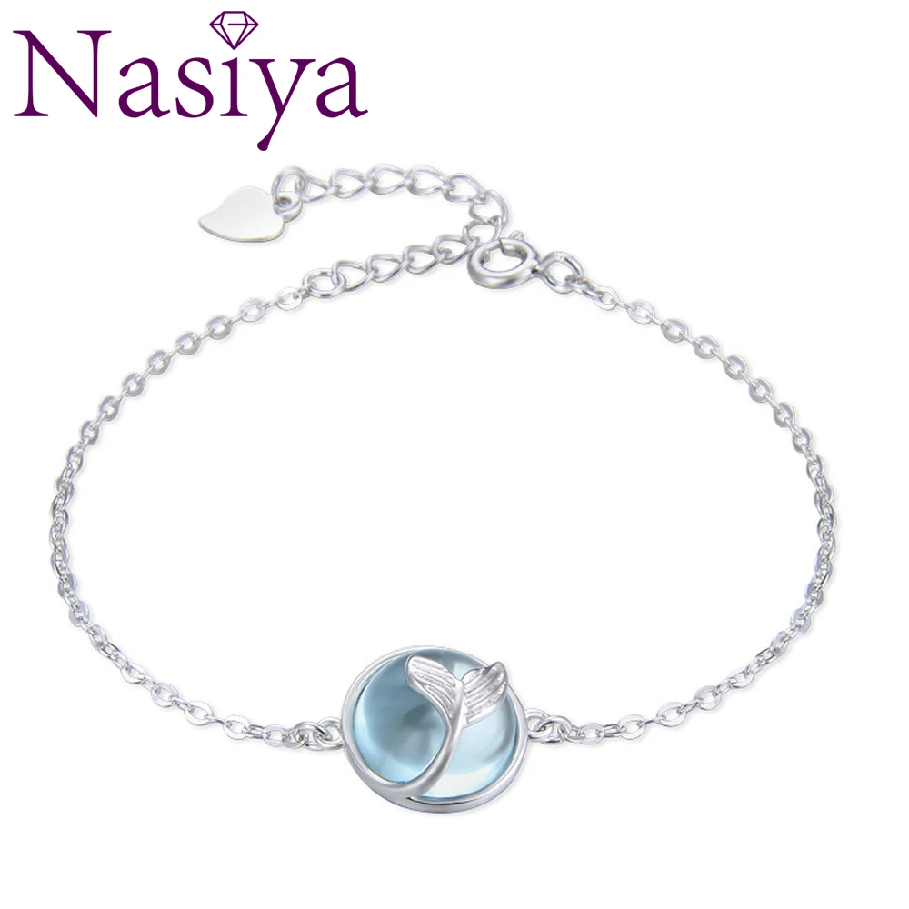 

Ladies' Bracelets s925 Silver Gradient Crystal Magical Bracelet Female Simple Elegant Dainty Friendship Jewelry