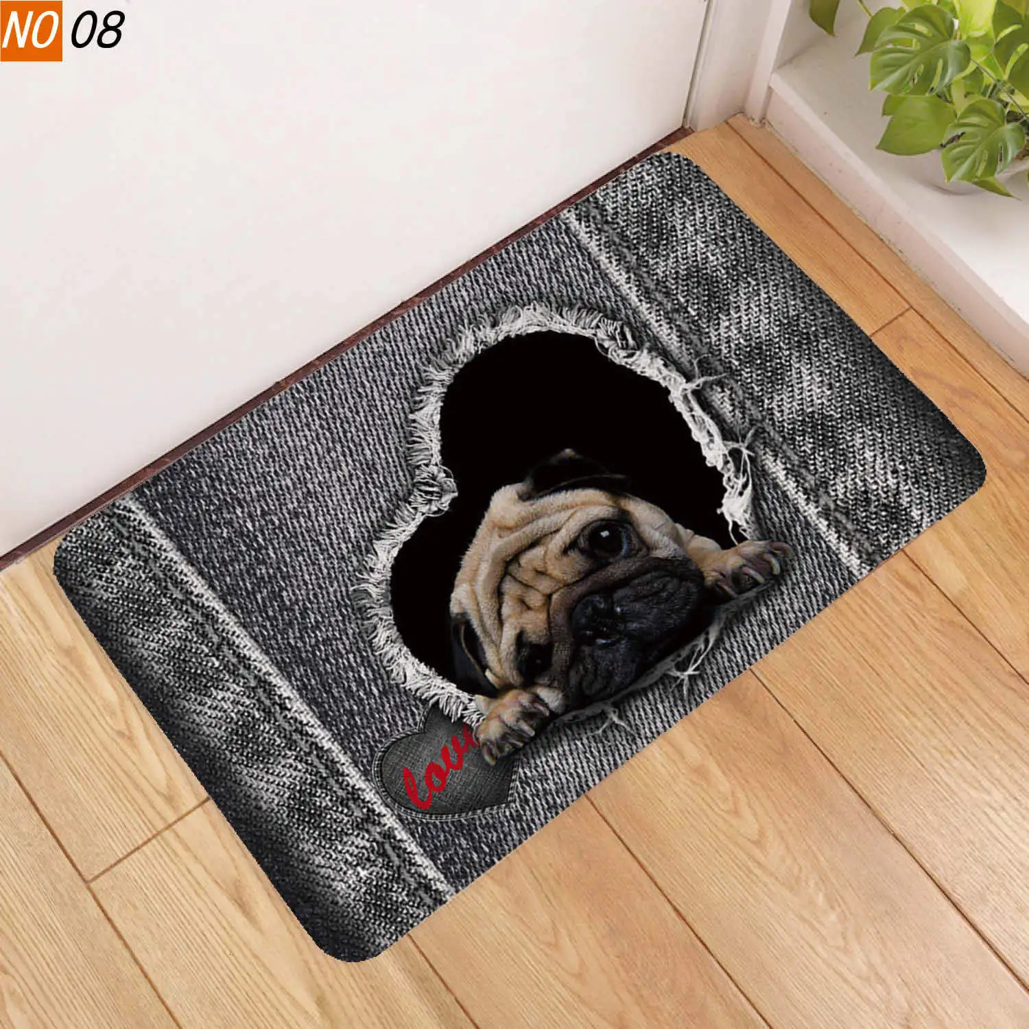 Мультяшный Kawaii Кот напольный коврик милый кот фланелевый Придверный коврик принт коврики для ванной комнаты и кухни Противоскользящий ковер для гостиной дверной коврик - Цвет: 9