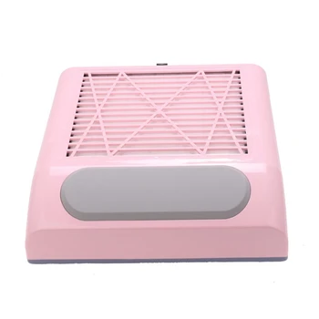 

80W Fan High Power Manicure With Filter Machine Remover Vacuum Cleaner Nail Dust Collector Desktop Portable Suction Art Salon