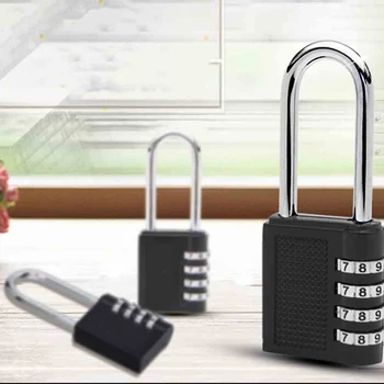 

Large 4-Digit Password Combination Lock Extended Lock Padlock Password Padlock Travel Safety Lock for Padlock Luggage Locks