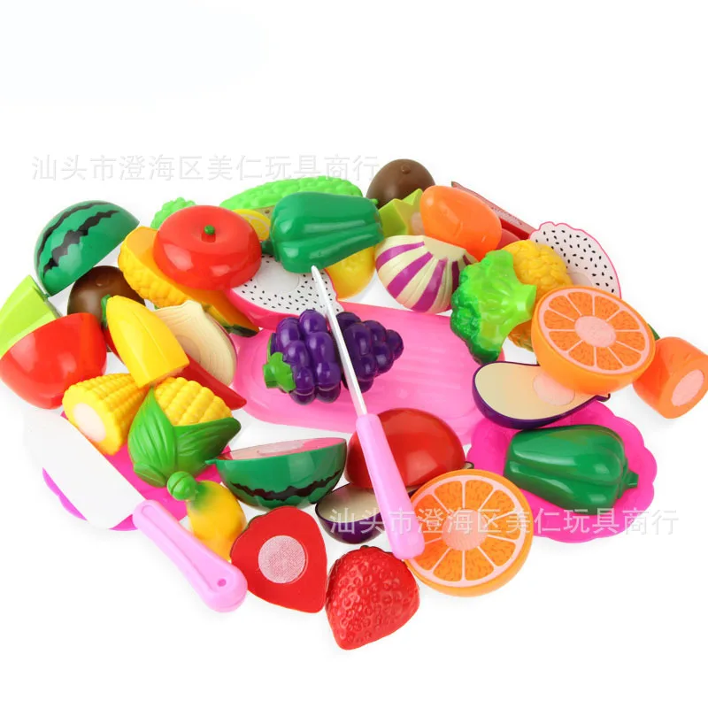  Kitchen Play House Toys Slicer Fruit & Vegetable GIRL'S Model Teaching Aids Children'S Educational  - 4000267363773