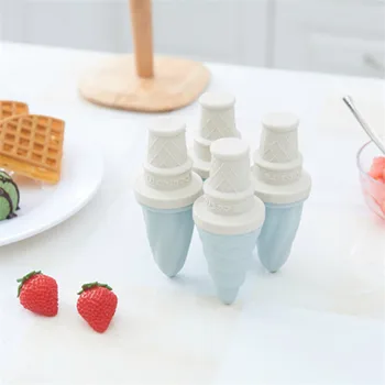 

New New Summer Home Diy Ice Cream Mold Popsicles Mold Box Ice Cream Making Mold Mini Ice Cream Cone Mold Ice Lattice Bar Tool