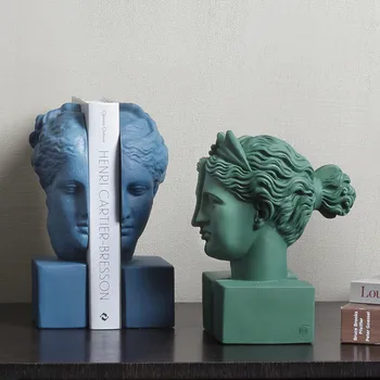 

Nordic Venus Bookends Art Sculpture Creative Abstract Greece SOPHIA Goddess Figurine Resin Crafts Home Decoration R4926