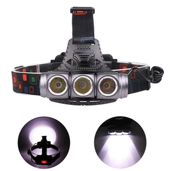

XANES T6 1800LM HeadLamp 4 Mode DC Direct Charge Waterproof Camping Hiking Motorcycle E-bike Bike Bicycle Cycling Light Torch