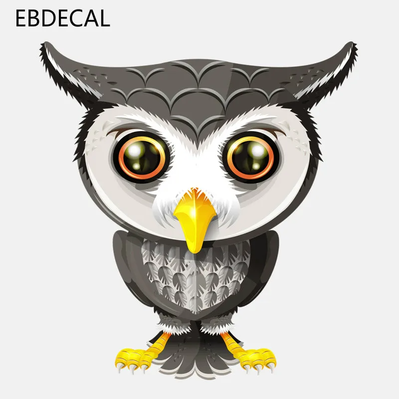 Ebdeckle большие глаза Сова дедушка для Авто/бампер/окно/наклейка на стену стикеры