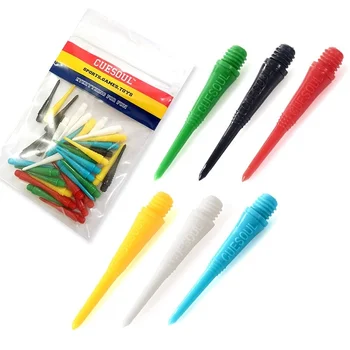 

CUESOUL Nylon Soft Dart Tips 36pcs 6 Color 2BA Dart Points For The Electronic Darts Game