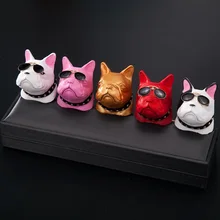 Автомобильный освежитель воздуха в виде бульдога, Ароматический диффузор с клипсой, автомобильный освежитель воздуха, Ароматический диффузор в виде бульдога, автомобильные аксессуары для интерьера