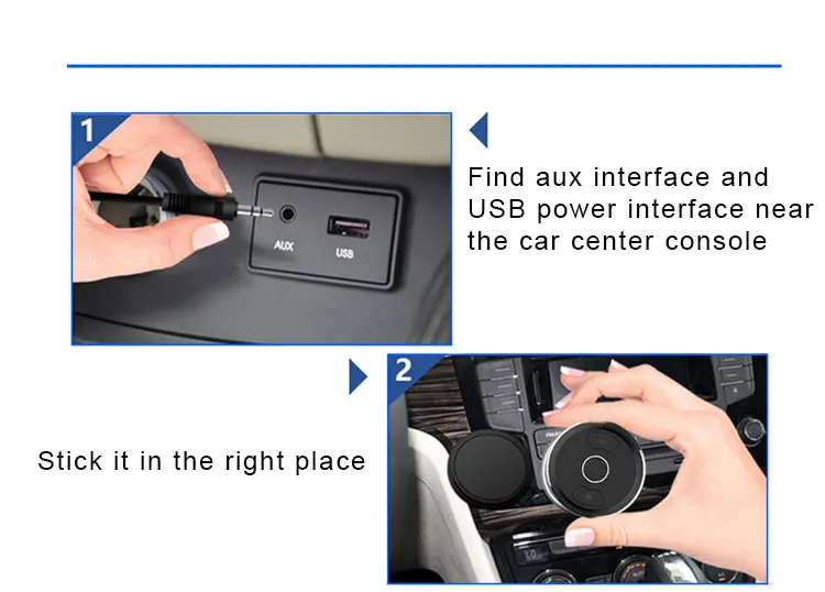 LOADOK-Bluetooth-Car-Kit--adapter-multi-function-MP3-receiver-Car-AUX-Speaker-USB-Power-install-1