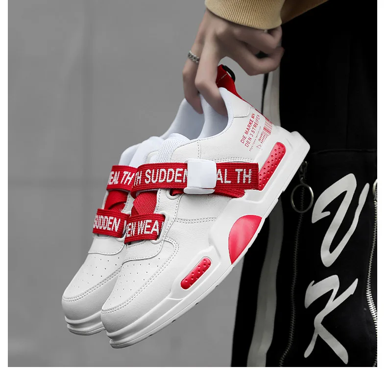 PU Thick Bottom Running Shoes Men Big Size Sneakers Breathable Male Mesh Classic Sport Shoes High Quality Light Outdoor Trainers