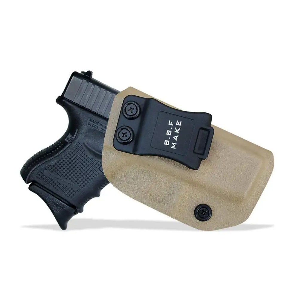 B.B.F Make IWB Тактический KYDEX пистолеты кобура подходит: Глок 26 27 33 внутри скрытый пояс
