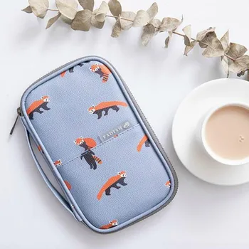 

Female PU Passport Cover Wallet Package Multi-Card ID Document Storage Bag Travel Multi-Function Credit Card Holder Case