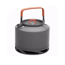 Outdoor Heat Exchanger Camping Kettle Collector Pot Tea Coffee Water Pot 0.8L 1.5L with Heat Proof Handle Tea Filter Cookware Outdoor Heat Exchanger Camping Kettle Collector Pot Tea Coffee Water Pot 0.8L 1.5L with Heat Proof Handle Tea Filter Cookware
