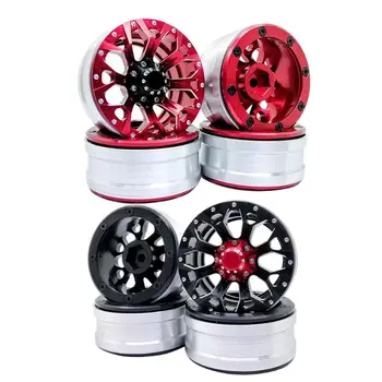 

4PCS 1.9in Metal Wheel Rim Beadlock for 1:10 Axial SCX10 90034 90035 90044 D90 4