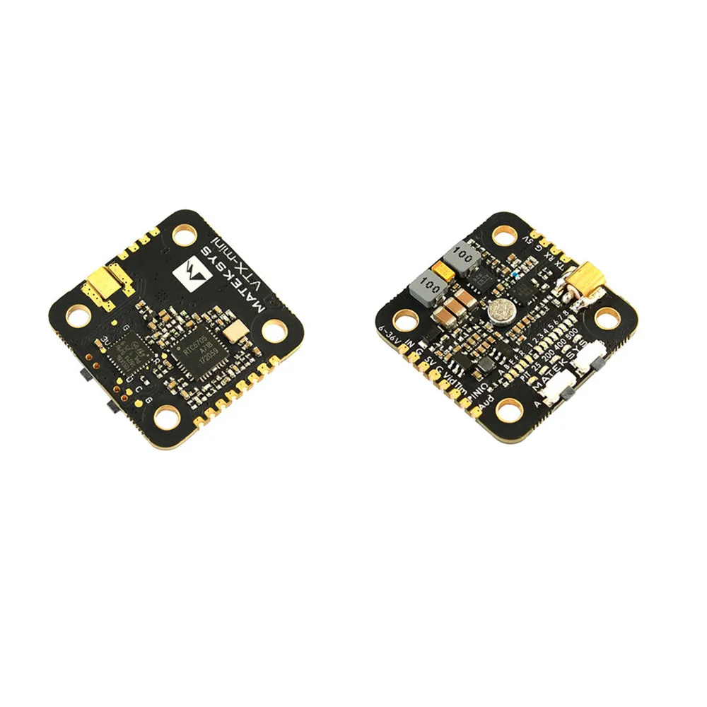 Matek Системы VTX-MINI 5,8G 40CH Pit/25/200/400/800 МВт FPV видеопередатчик VTX для FPV гоночного дрона с дистанционным управлением