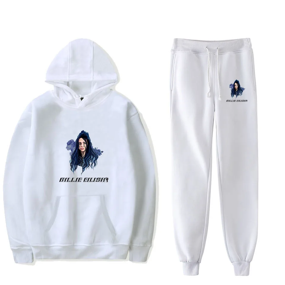 Billie Eilish/толстовка с капюшоном комплект из 2 предметов женская и мужская одежда в