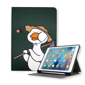 

Tablet case with pen tray for iPad 7th Gen 10.2 for iPad 5/6th Gen Air 1/2 for iPad Air 3 Pro 10.5 for iPad Mini 4/5 smart cover
