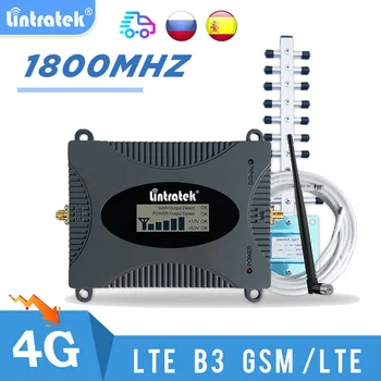 

Lintratek 4g 1800 signal booster repeater cellular amplifier lte 1800mhz DCS mobile phone signal yagi antenna repeater kit 9