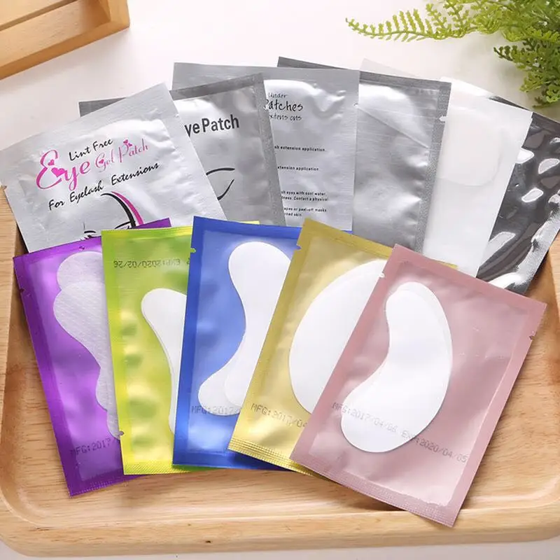 100 pairs Under Eyelash Pad Patch For Eyelashes Extension Lash Under Lash Pad Paper Patches Grafted Eye Stickers Tips Sticker