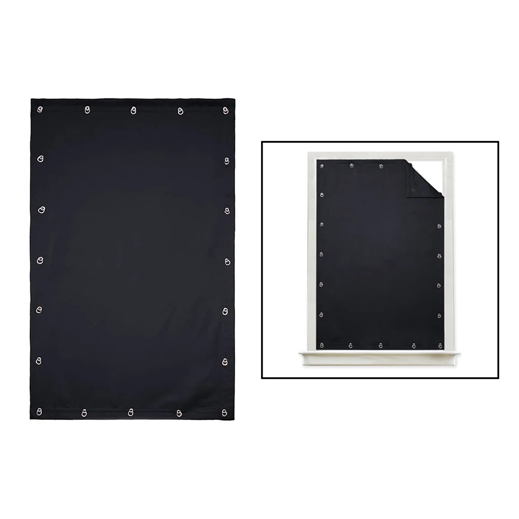 Blackout Blind Suction Cup Curtain for Bedroom Roof Windows Curtain Window Shade