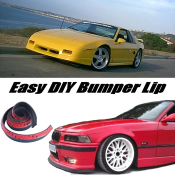 

NOVOVISU Bumper Lip Deflector Lips For Pontiac Fiero Front Spoiler Skirt For Car View Tuning / Body Kit / Strip