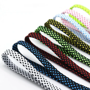 

120cm Fashion 1pair shoelace Fashion Polyester Sneaker Shoe Lace Colors Checkered Double Layer Hollow Flat Shoelaces Shoestring