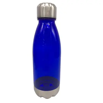 

650/800/1000ml Stainless Steel Cover Steel Bottom Plastic Cola Bottle Multicolor Transparent Plastic Water Cup Sports Water Cup