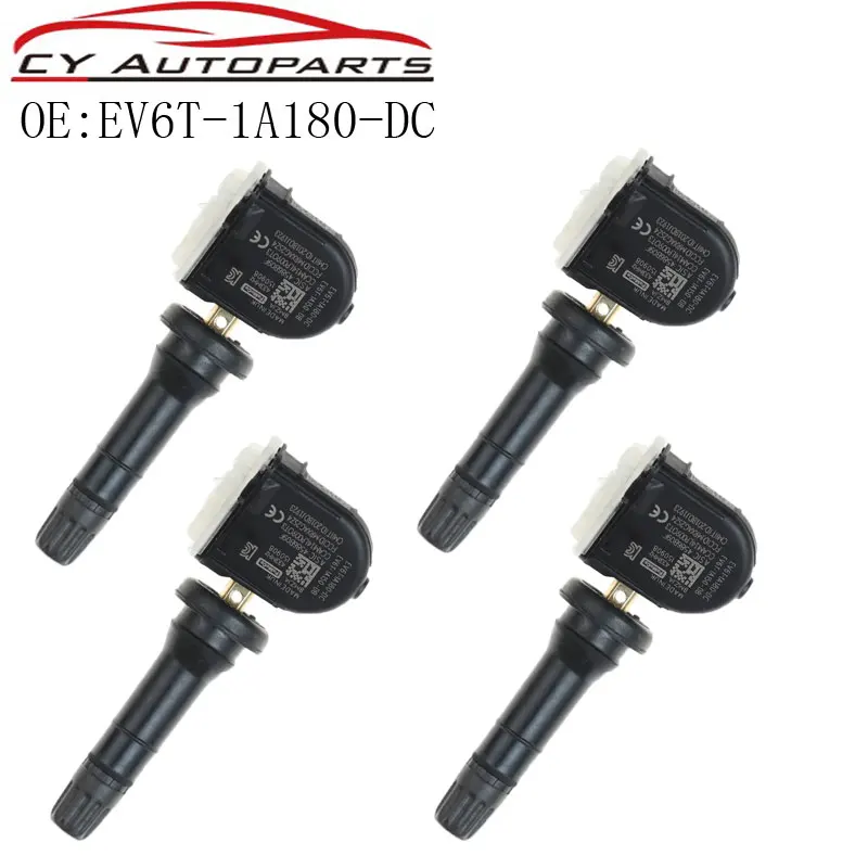 4 шт. новый датчик давления в шинах TPMS для Ford B Max Fiesta Kuga Ecosport EV6T 1A180 DC|Датчик шинах| |
