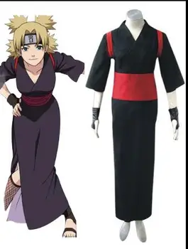 

Anime Naruto Shippuden Nara Temari Kimono Cosplay Costume Halloween Carnival Outfit Custom-made