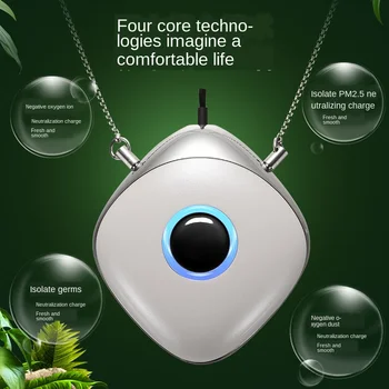 

Portable Air Purifier Anion Portable Necklace Purifier Korea Japan Europe for travel outdoor people health AP20
