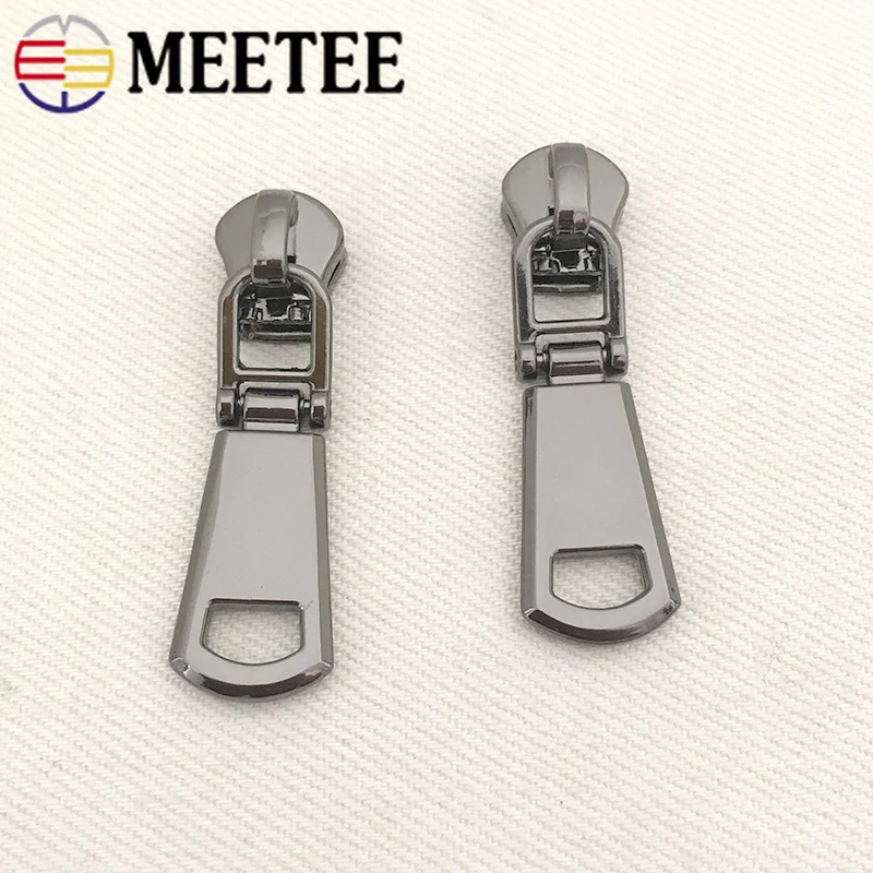 Meetee 5# Весна замок ползунки для застежки-молнии для металла Кошелёк на молнии кошелек на молнии головка молния ремонт наборы DIY Швейные аксессуары
