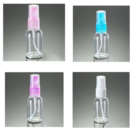 

20PCS/lot 30ml Mini Small Empty Cosmetic Perfume Transparent Spray Bottles Make-up Sample Container Refillable Bottle