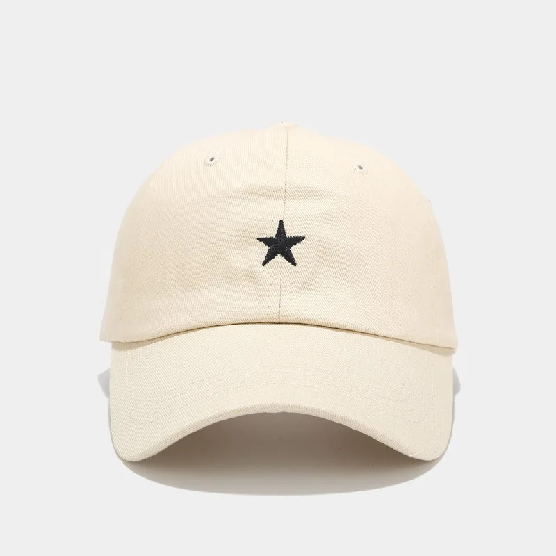 Женская шляпа, Корейская, дикая, пятиконечная звезда, вышивка, бейсболка, летняя, для улицы, Солнцезащитная шляпа, женская, японская, Литературная, Молодежная, остроконечная Кепка