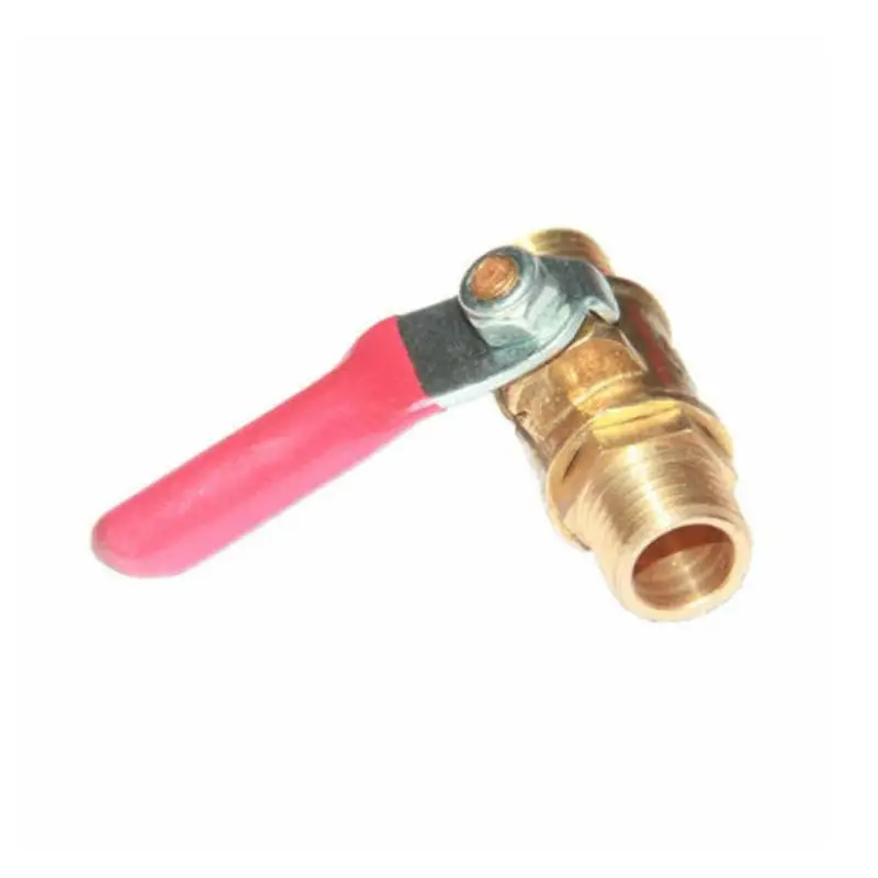 Красная ручка клапан шланг штуцер встроенная латунь водяное масло воздушная