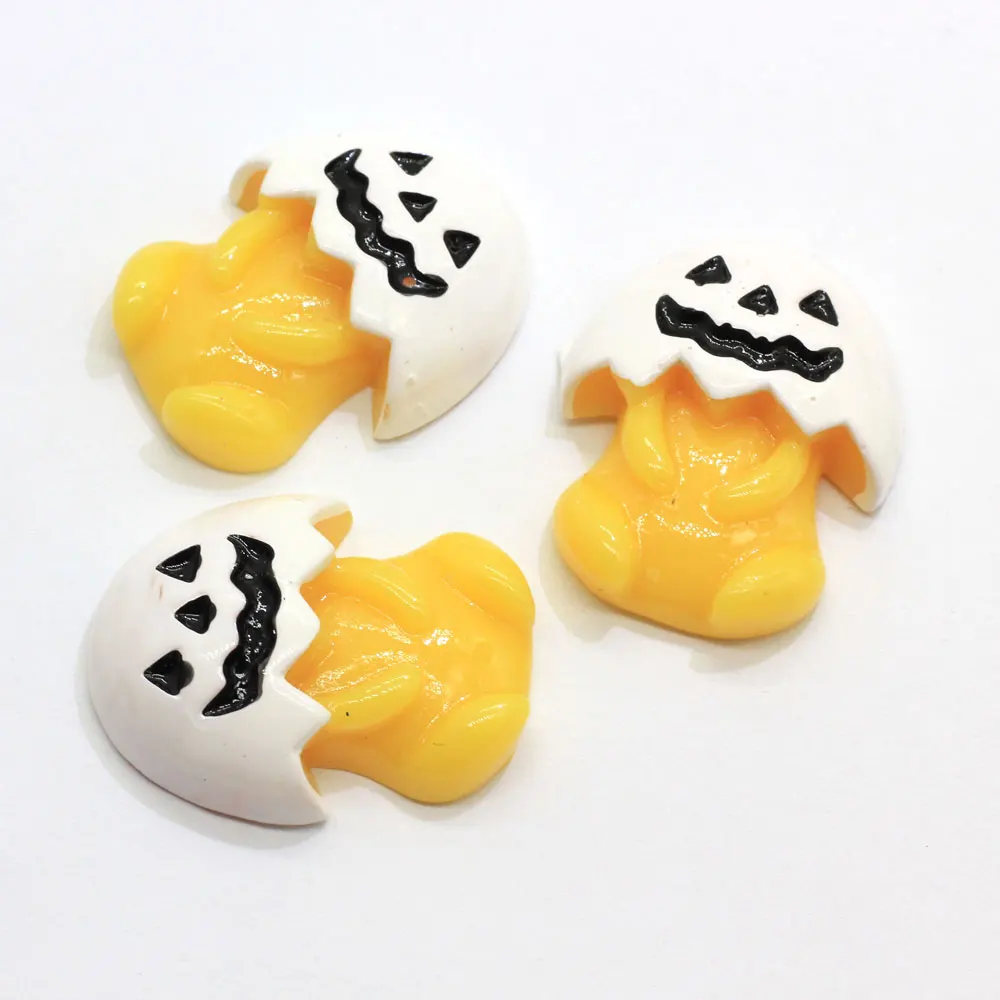 50/100 шт оптом 24*29 мм Смола Flatback Gudetama милые кабошоны плоская задняя смола мультфильм Gudetama кабины волосы лук центр ремесло DIY - Цвет: 2