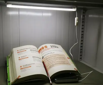 

50pcs/lot USB 5V 5630 Hard Strip Light led Tube light White Lamp Bulb with w/ On/Off Switch button Cupboard light indoor