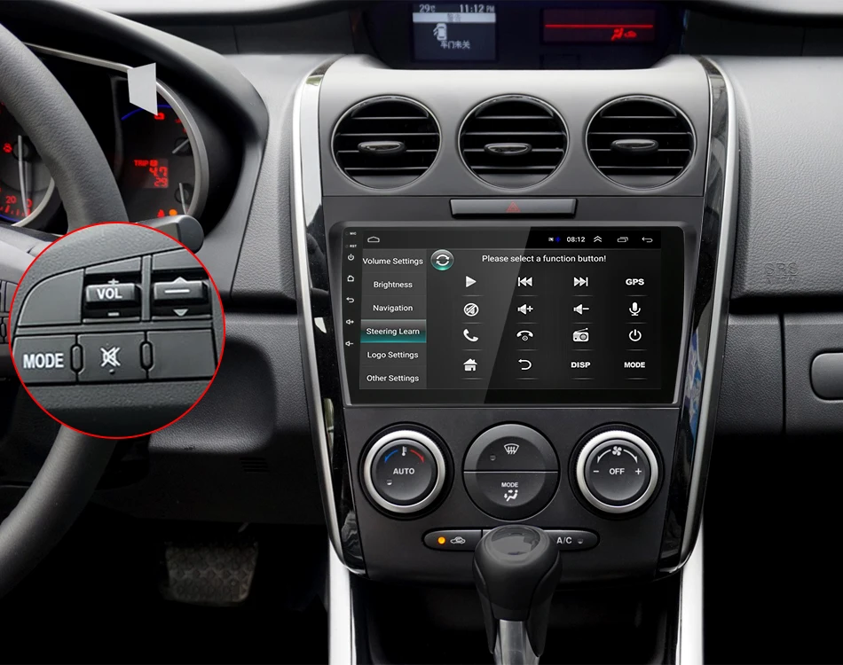 Vtopek для Mazda CX7 2008- " Android автомобильный радиоприемник RDS DSP сенсорный экран 4G wifi плеер навигация gps Авторадио нет DVD 2 din