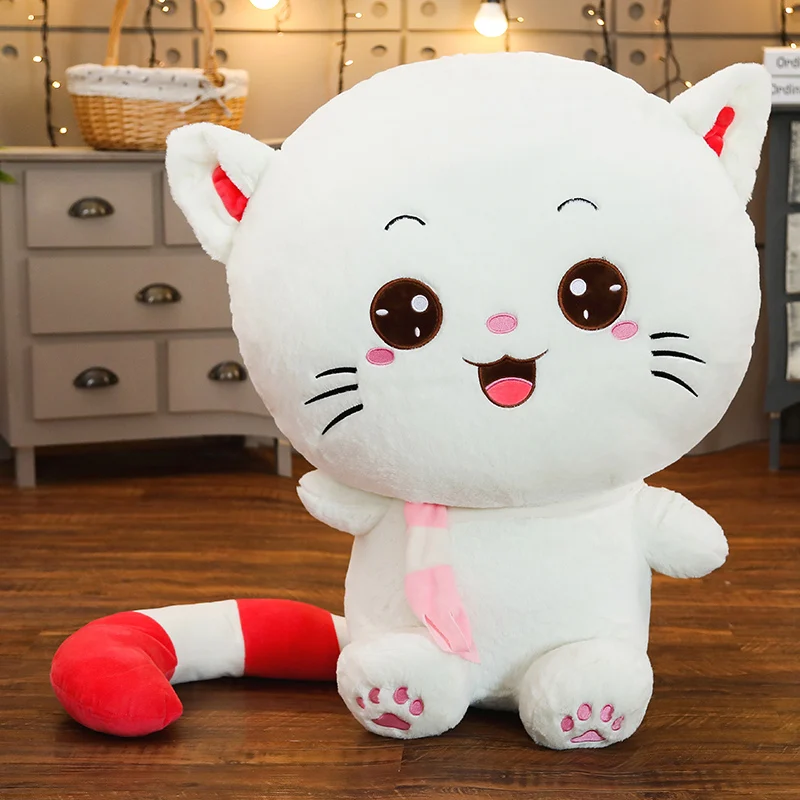 3 1 шт. Кот с большой мордочкой кукла кошки мягкие игрушки кошка плюшевые игрушки кукла детская вечеринка день рождения милые подарки для девочки Kawaii Плюшевые Подушки - Цвет: 3