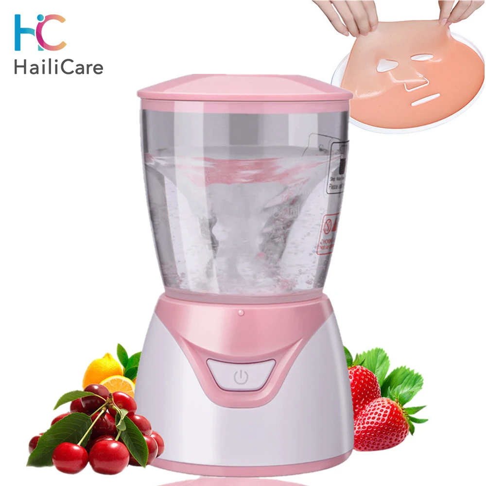 

Mini Fruit Mask Machine Collagen Face Mask Maker Organic Fruit Vegetable Diy Hydrating Facial Mask Device Skin Care Tool