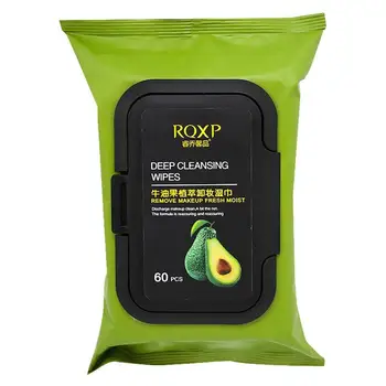 

Makeup Remover Cotton Wipe Face Deep Cleansing Eyes Moisturizing Pads Make Up Tools 60pcs Skin Care Easy To Carry