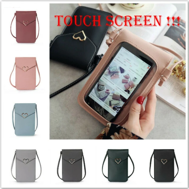 Phone Wallets Transparent Touch Screen Mobile Phone Bag Pouch