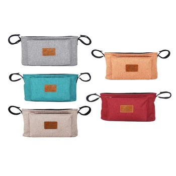

Baby Stroller Pram Pushchair Travel Organizer Storage Bag Bottle Diaper Holder