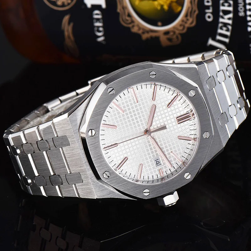 Мужские часы 41 мм Топ люксовый бренд модные спортивные автоматические механические часы для мужчин сапфировое стекло водонепроницаемые часы OUMASHI