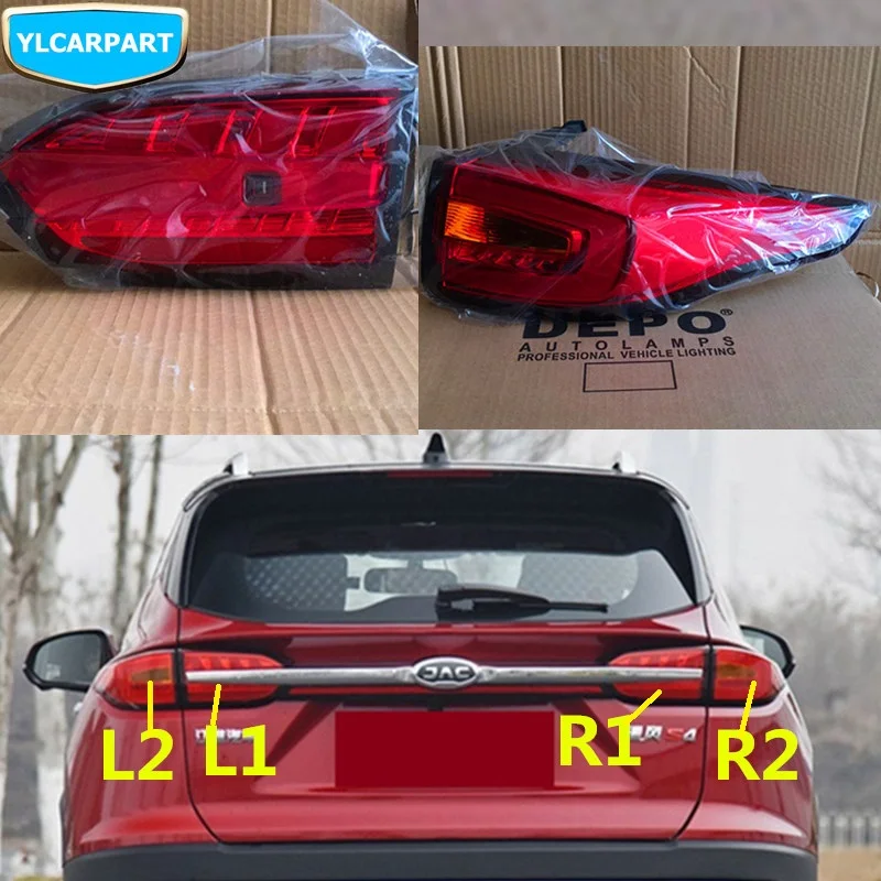 For JAC S4,Car rear fog light frame assembly
