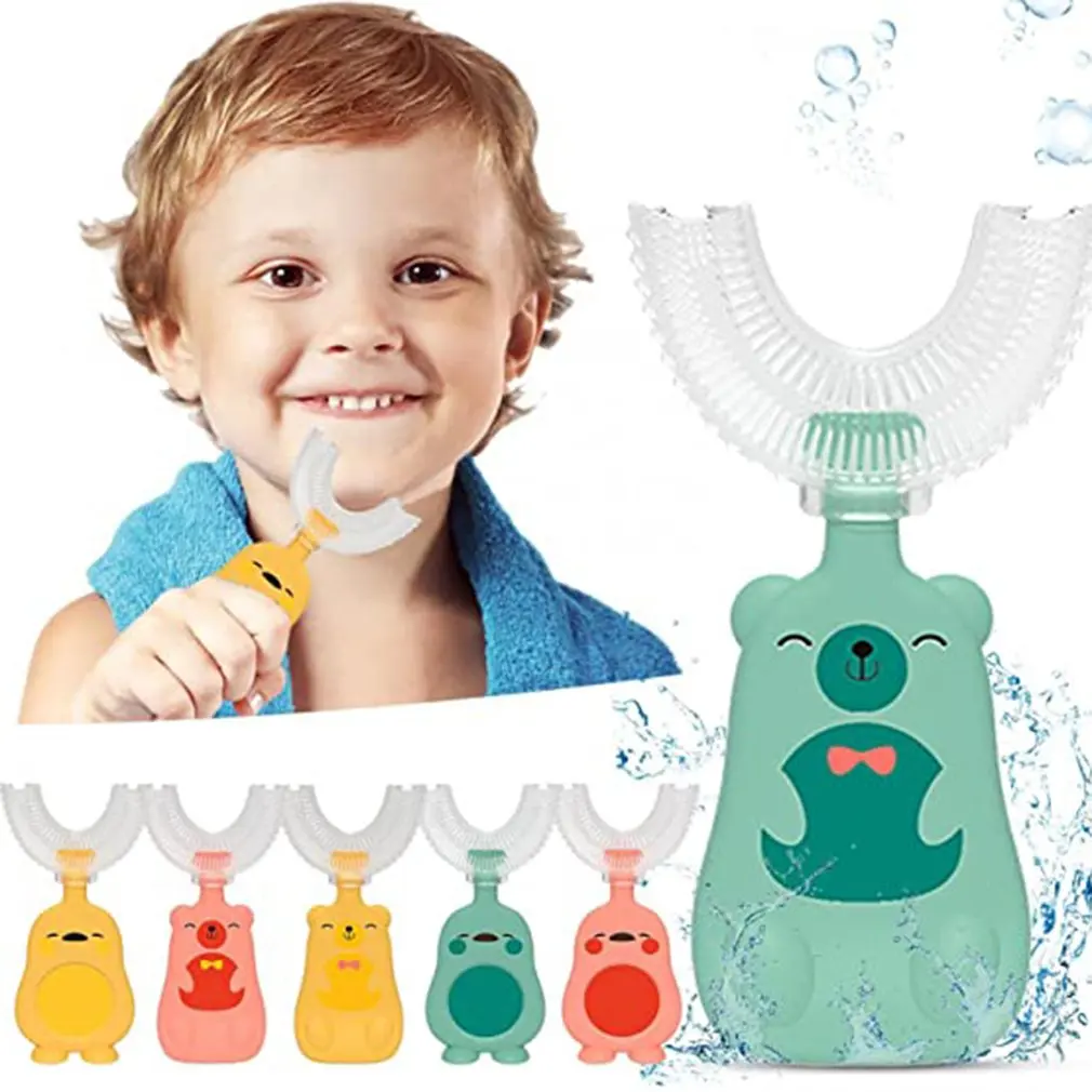 Children's Toothbrush Newborns U shaped Child Toothbrush Teethers Soft